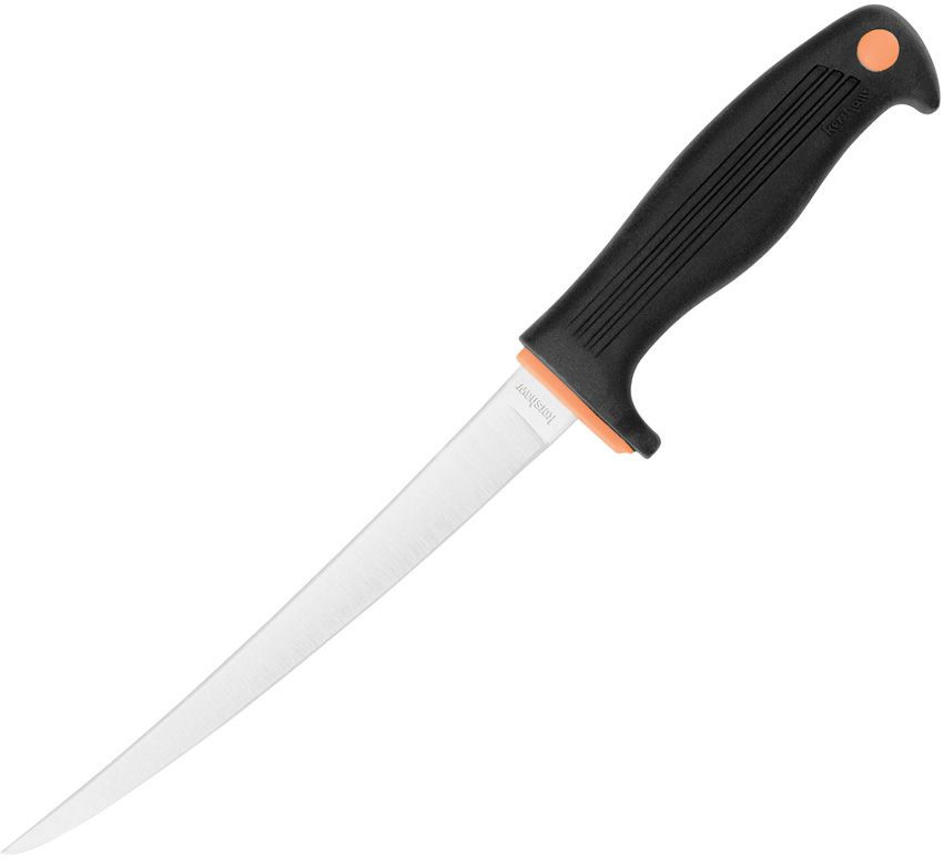 Kershaw 1257 Clearwater Fillet 7 inch trailing point knife profile view.