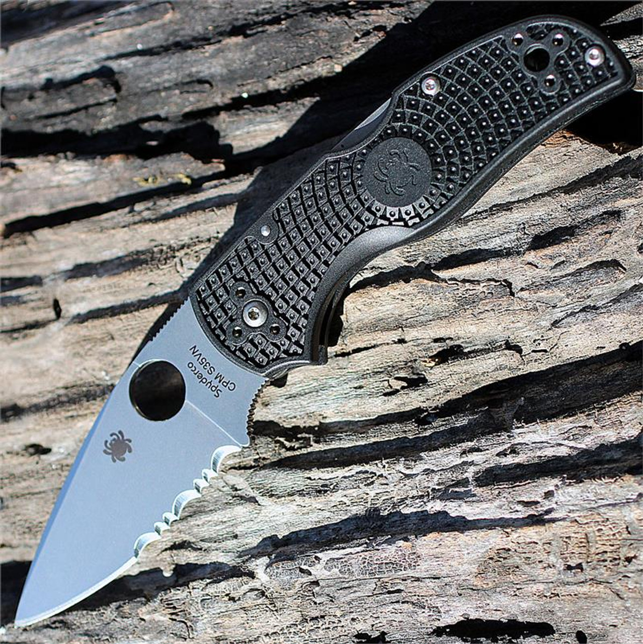 Spyderco Native 5 Lightweight Folder, C41PSBK5 2.95 in. S35-VN