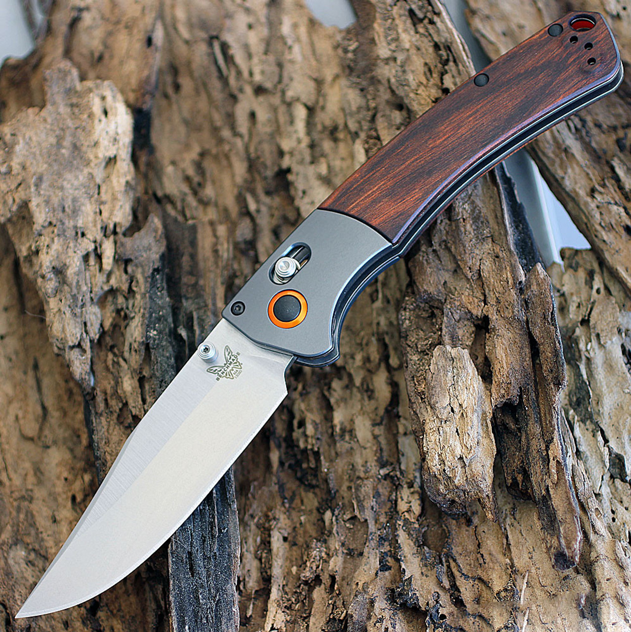 Benchmade Hunt Crooked River 15080 2 4 In Cpm S30v Blade Wood