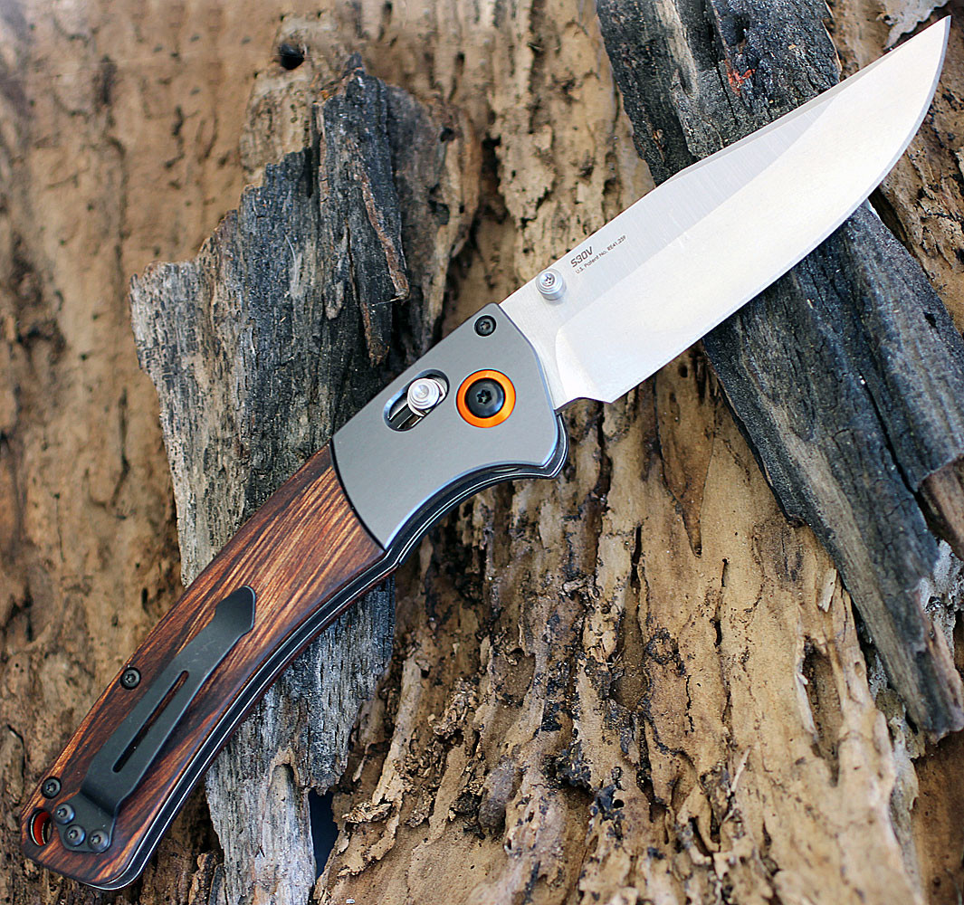 ウール】 折り畳みナイフ ? BENCHMADE Crooked River