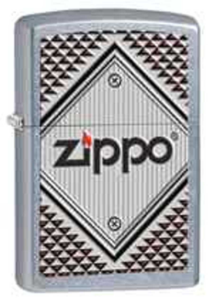 Zippo Z28465 Classic, Geometrical Design, Street Chrome