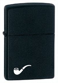 Zippo Classic,Pipe, Black Matte