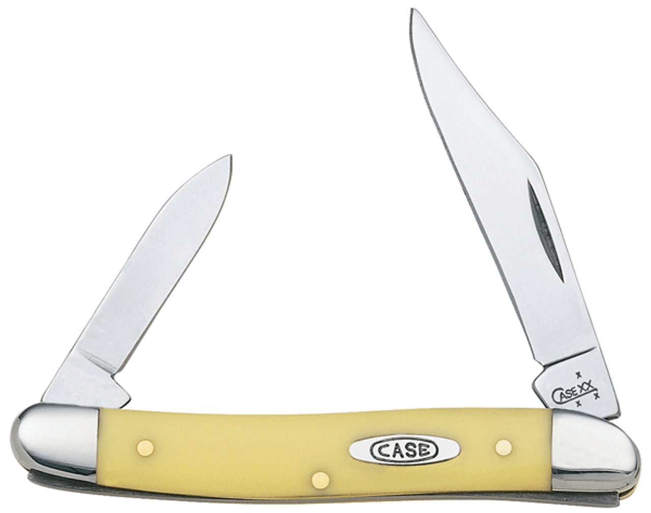 Case 109 Pen Knife, Smooth Yellow Synthetic Handle (32087 CS)