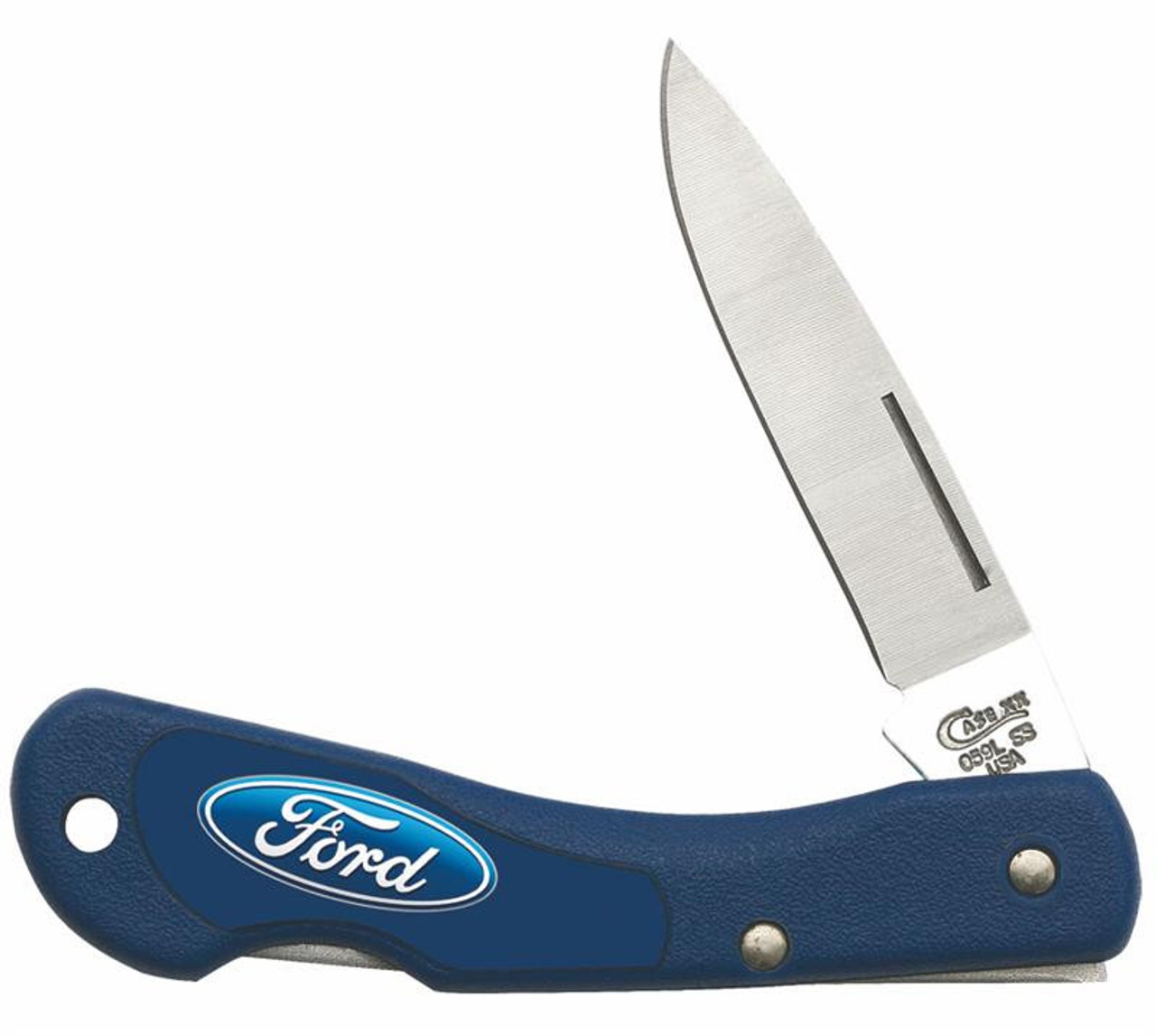Case 14311 Ford Mini Blackhorn, Lightweight Blue Synthetic Handle (LT1059L SS)