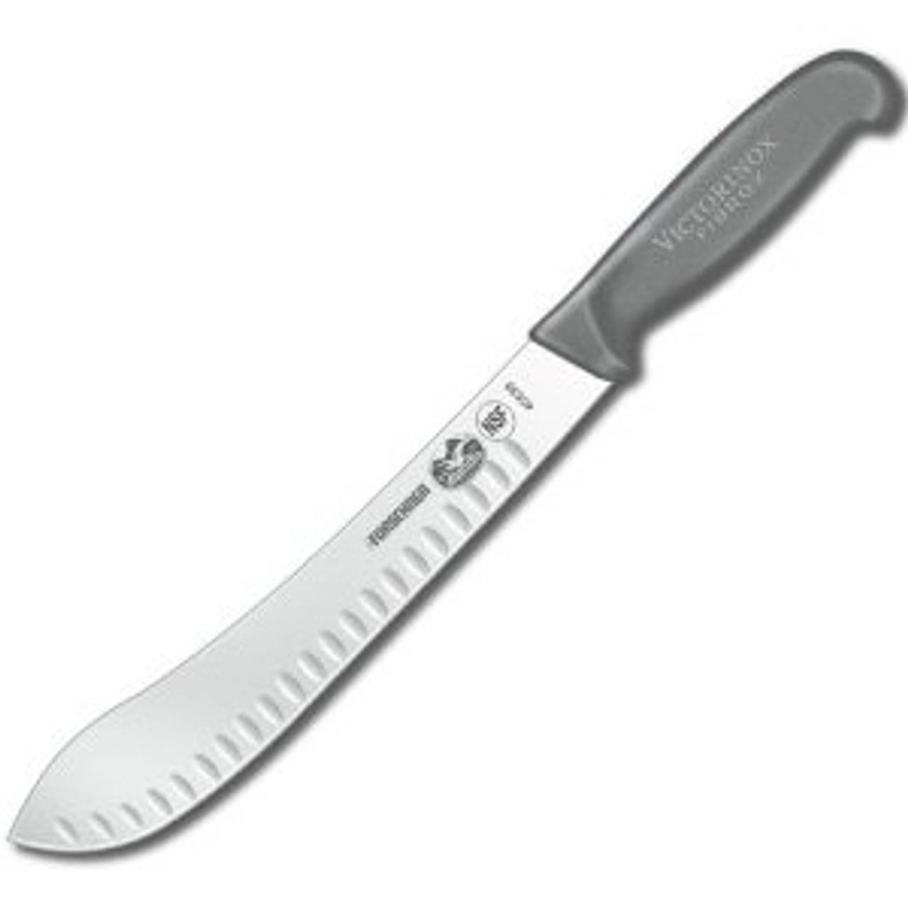 Forschner Butcher, 10" Straight, Granton, Black Fibrox Handle