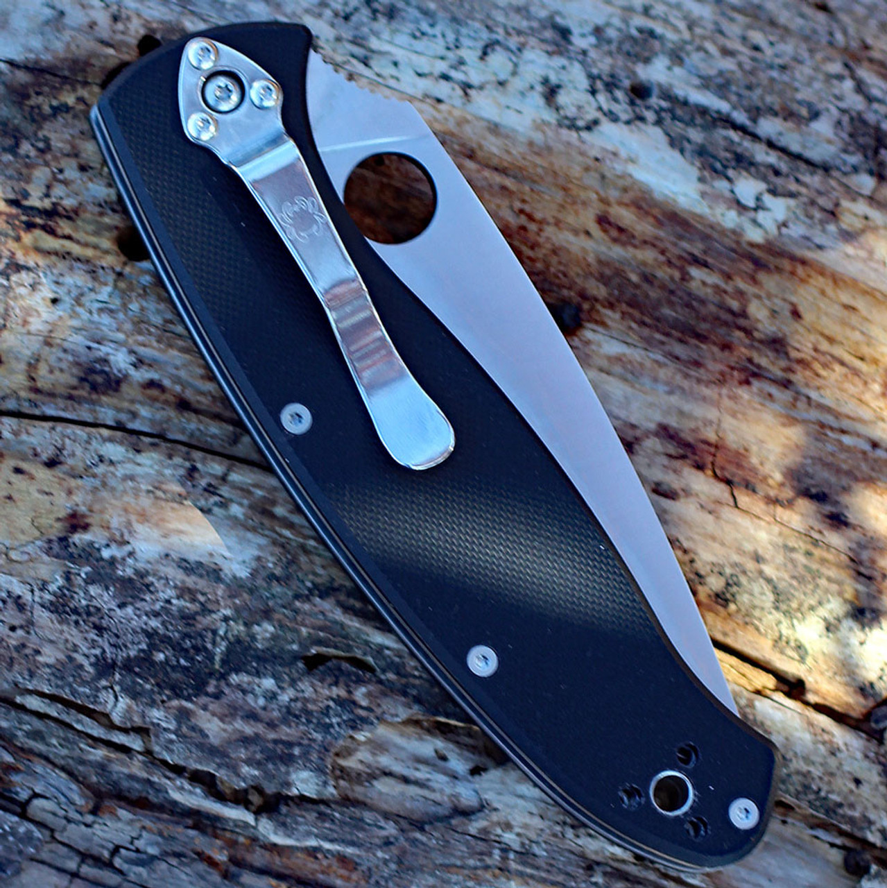 Spyderco Resilience - Blk G10 (4.20" Satin 8Cr13MoV) C142GP