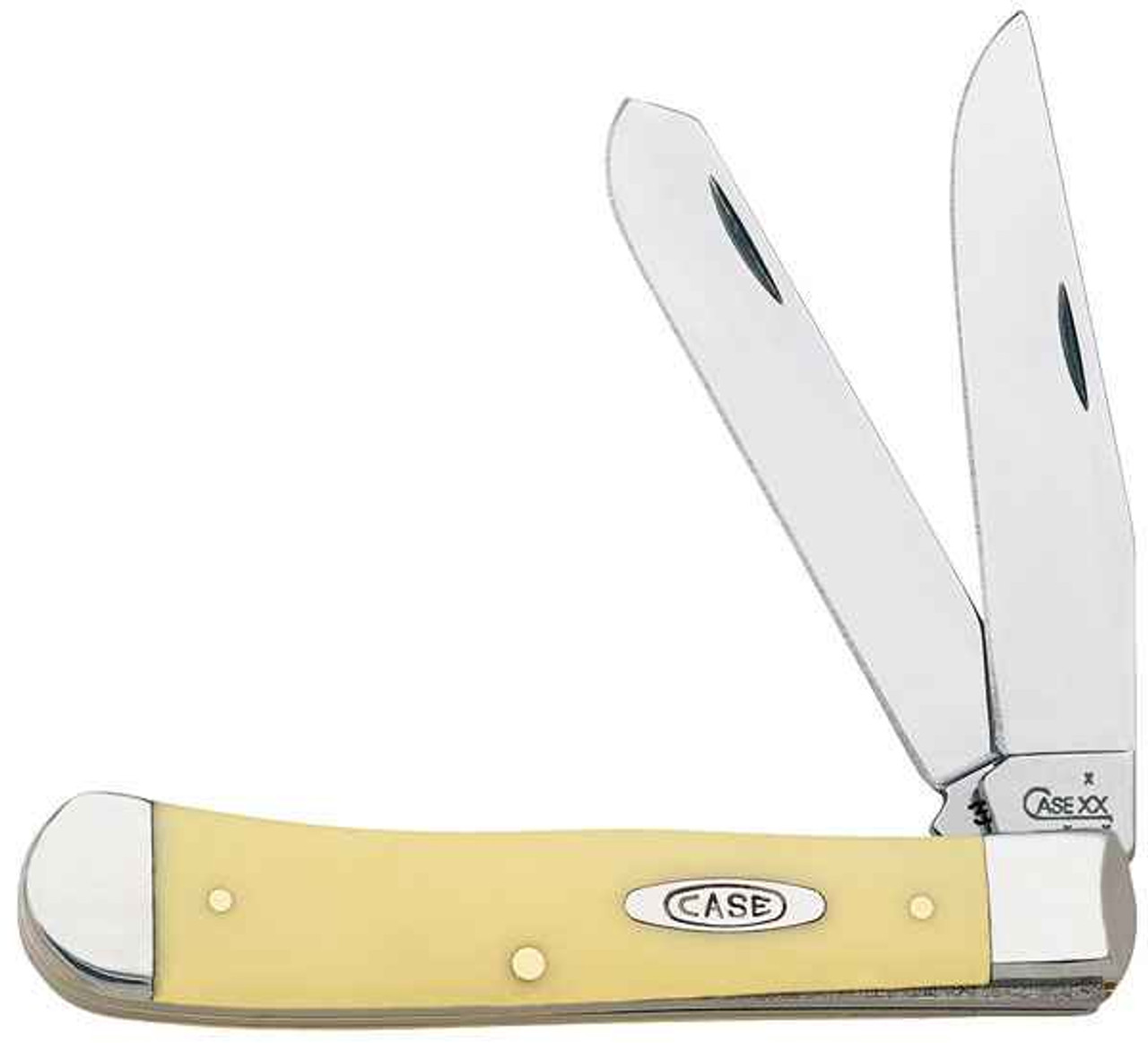 Case 161 Trapper, Yellow Synthetic Handle