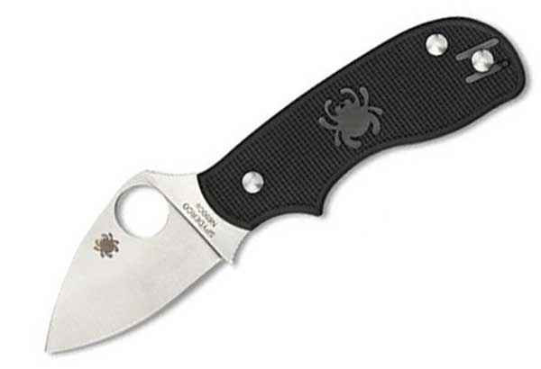 Spyderco Squeak C154PBK non-locking pocket knife with 2 inch N690 steel blade.