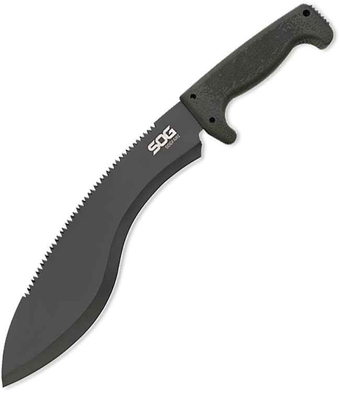 SOG SOGfari Kukri Machete, 3Cr13 Blade Steel, Kraton Handle