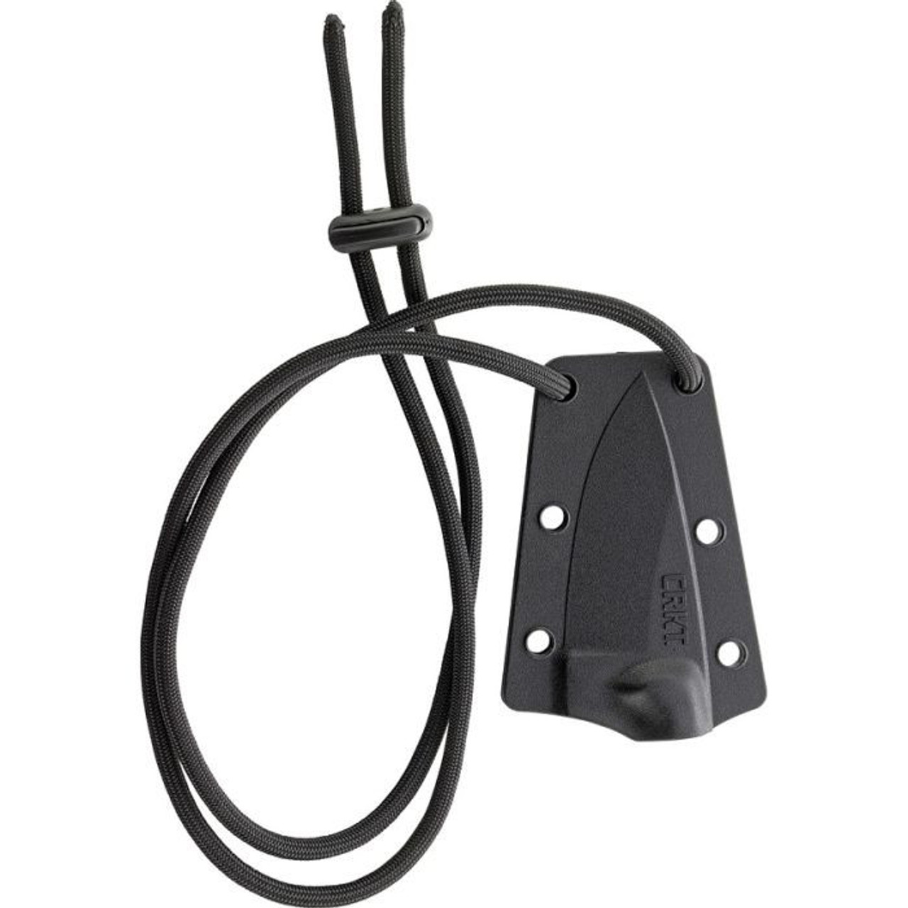 CRKT Minimalist (CR2384K) 2.16" 5Cr15MoV Blackwashed Drop Point Plain Blade, Black G-10 Handle, Black Thermoplastic Sheath