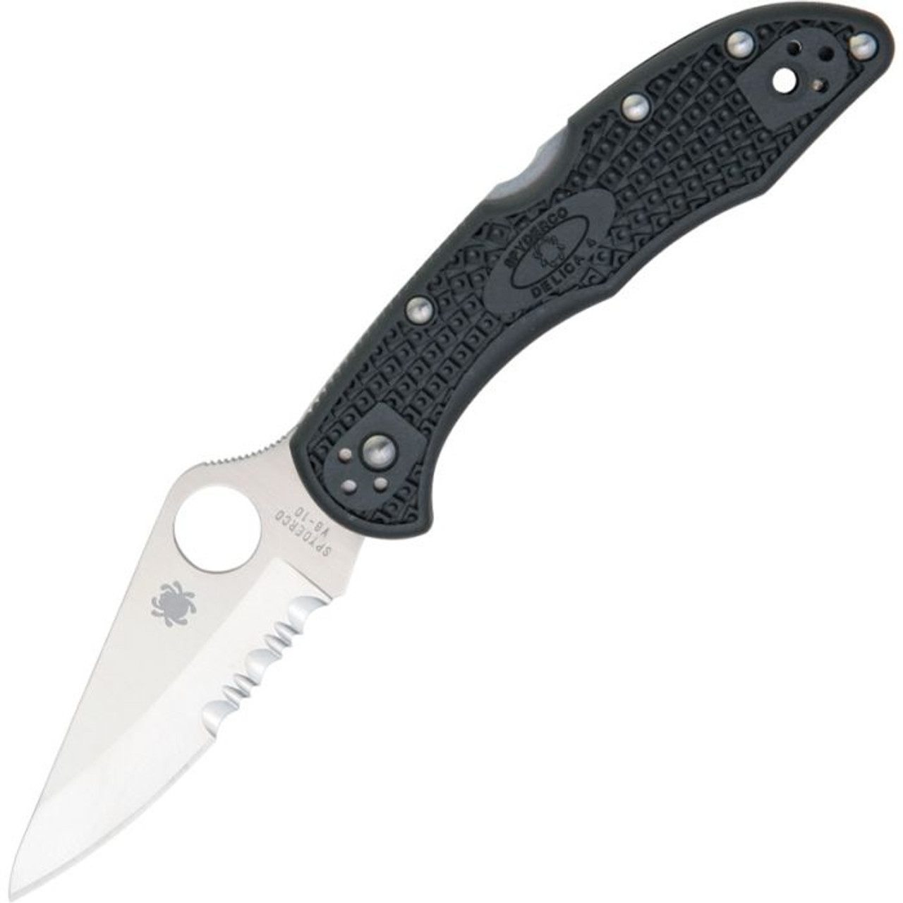 Spyderco Delica 4 - Blk FRN (2.875" Satin VG 10) C11PSBK