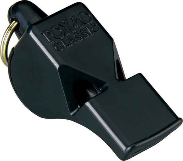 Fox 40 Classic Safety Whistle, Black, Also includes lanyard