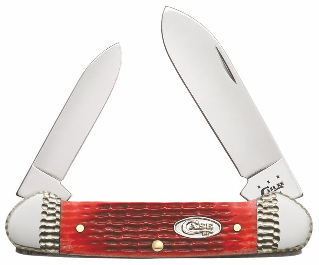 Case Canoe 53223, SS, Dark Red Bone Handle (62131 SS)