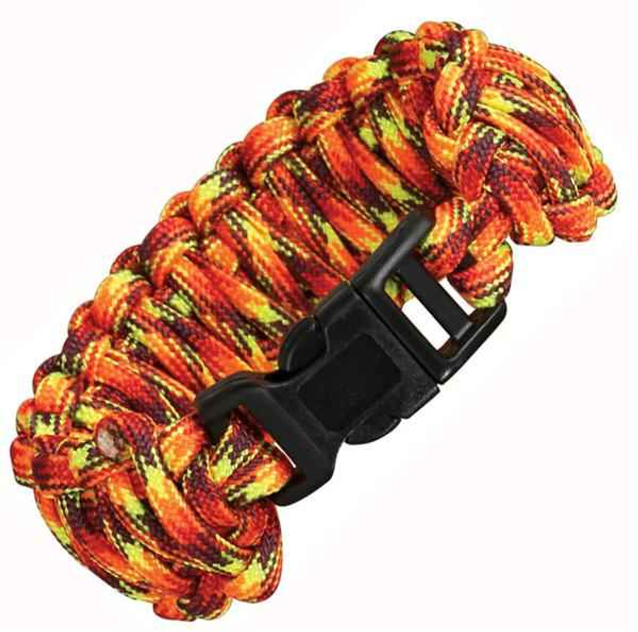 Knotty Boys Fire Survival Bracelet Fat Boy style. Size: Medium