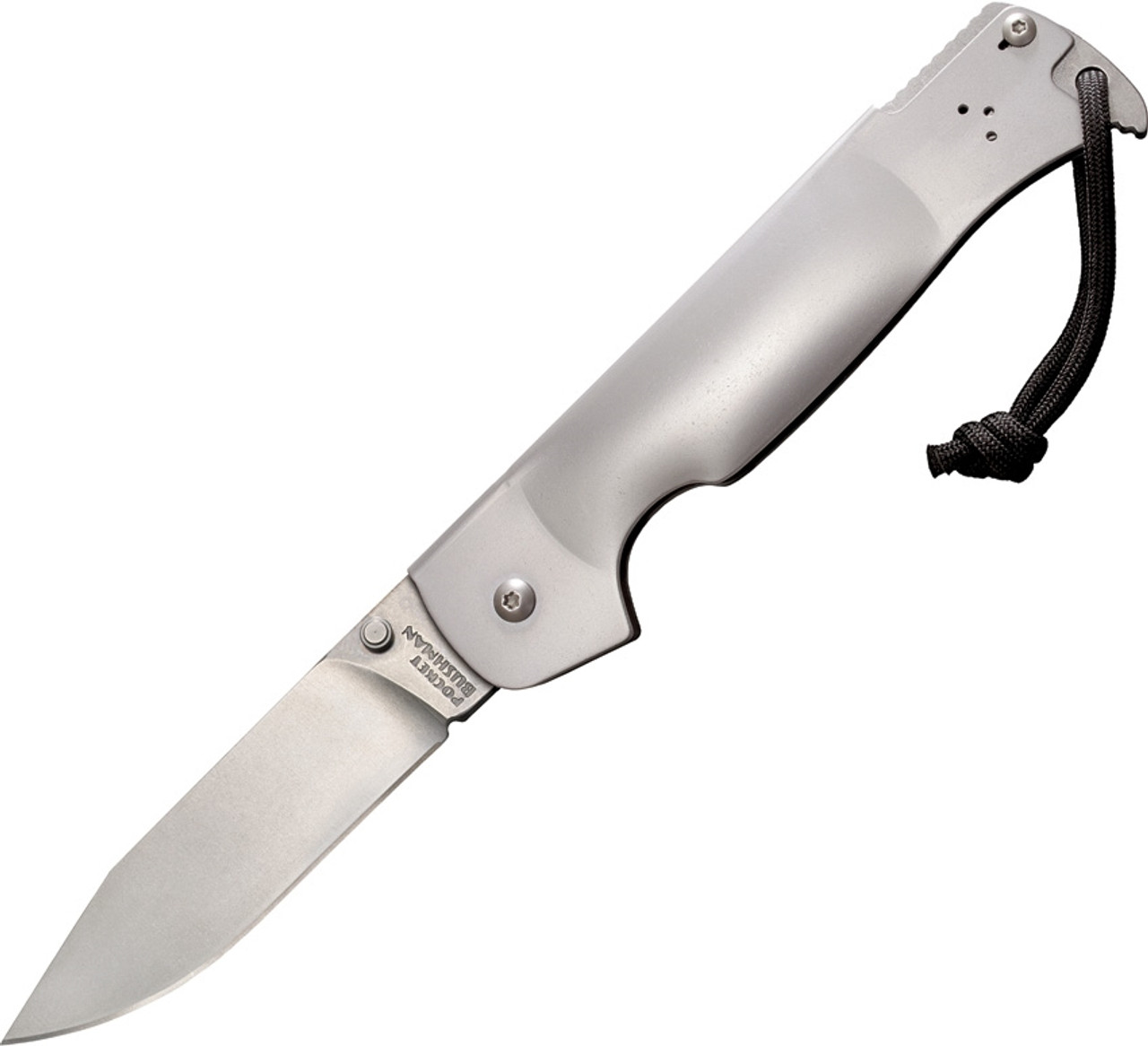 Cold Steel Pocket Bushman 95FB, 4.5" 4116 SS Satin Plain Blade, 420HC Stainless Handle