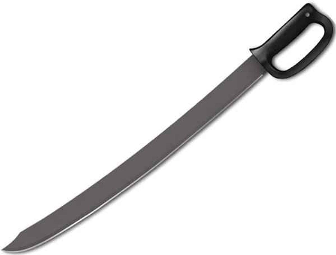 Cold Steel Cutless Machete (CS97DRMS) 24" 1055 Black Clip Point Blade, Black Polypropylene Handle, Black Cordura Sheath