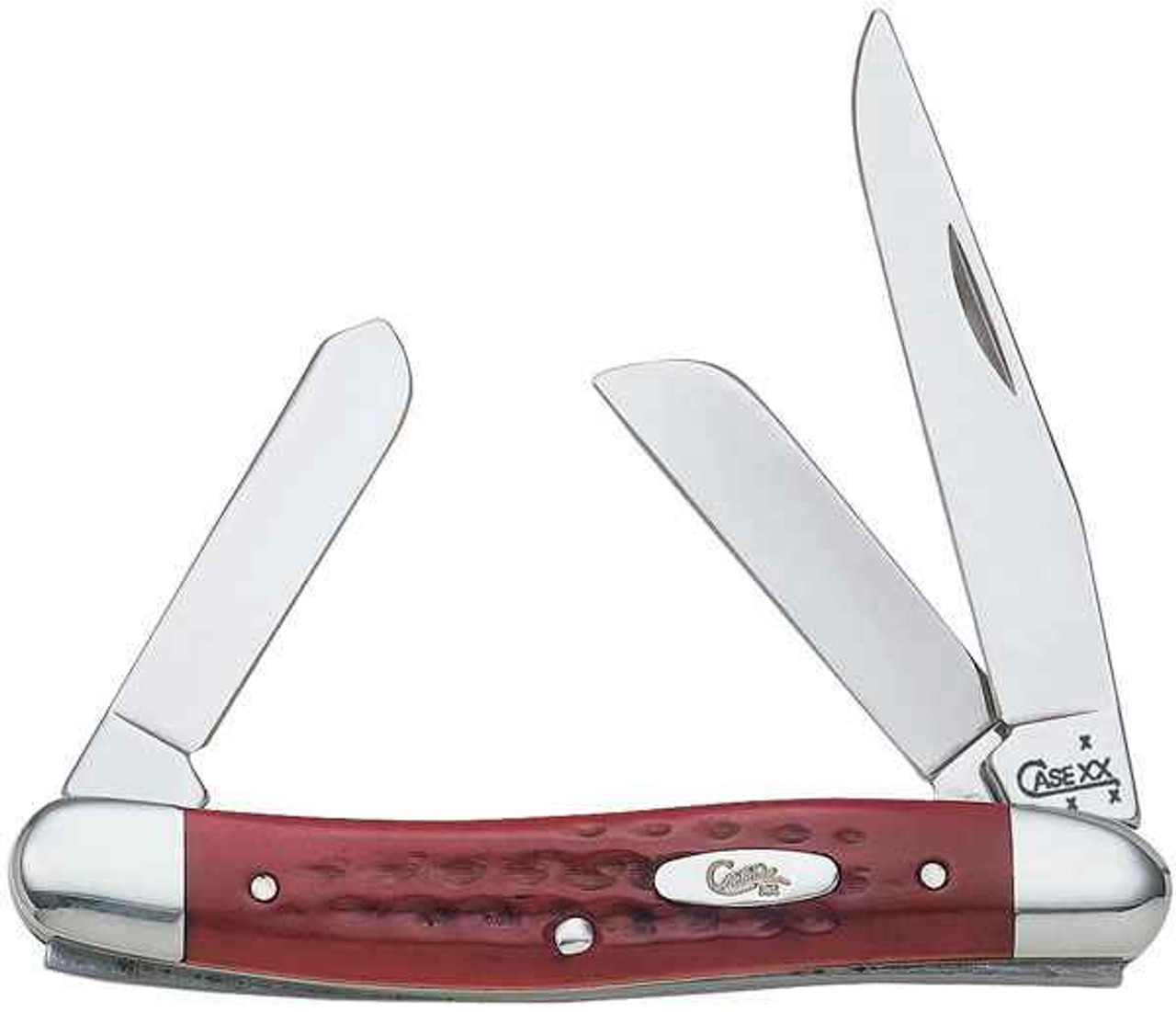 Case 786 Medium Stockman, Pocket Worn Old Red Bone Handle (6318 SS)