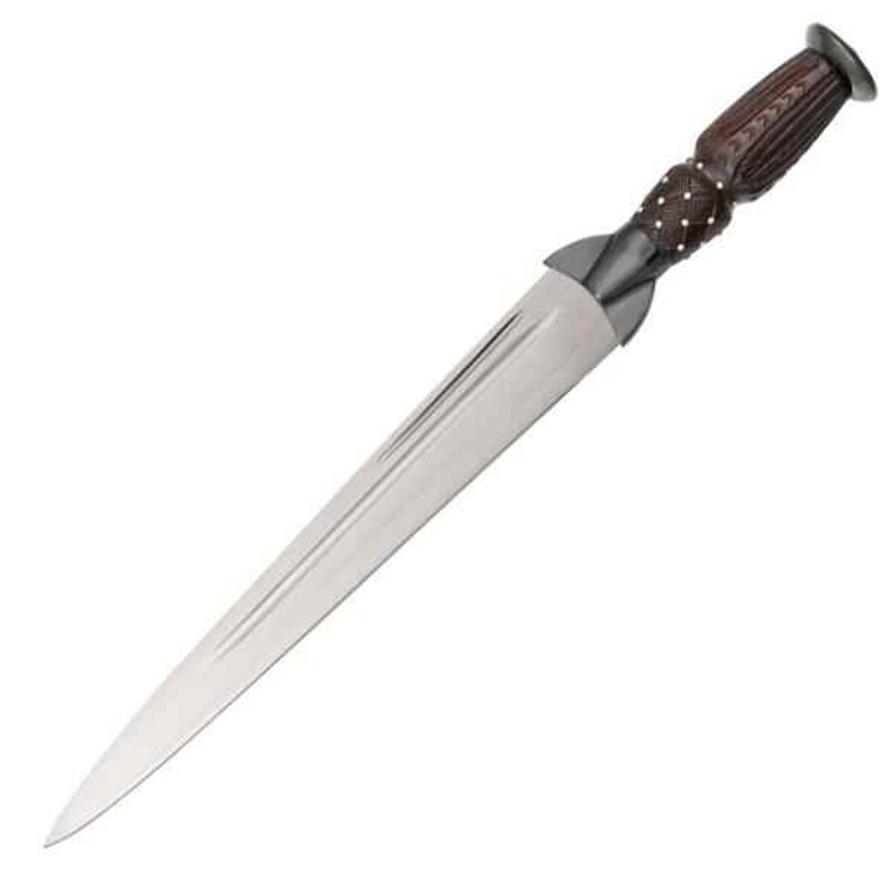 Cold Steel 88SD Scottish Dirk, 13" 1055 Carbon Steel Blade, Rosewood Handle, Leather Scabbard