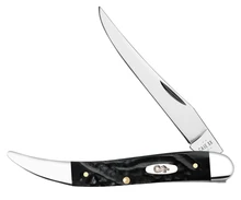 Case Medium Texas Toothpick | 27819 Black Smooth Micarta | Knifeworks