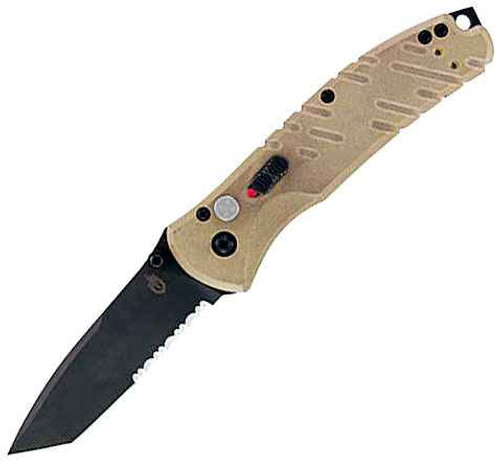 Gerber 841 Propel Downrange-AO, 3.5" S30V Black Combo Blade, Tan G-10 Handle