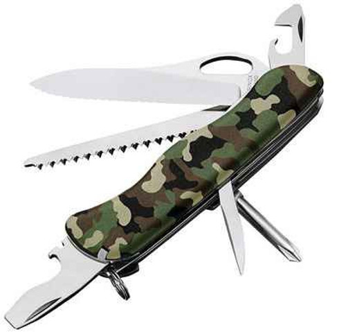Victorinox Swiss Army One Hand Trekker, Camo Handle