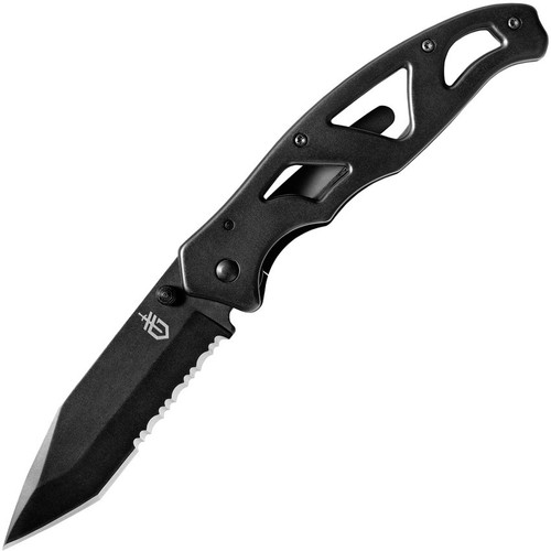 Gerber Paraframe 2 7Cr17MoV Tanto Blade, 3Cr13 Skeletonized Handle