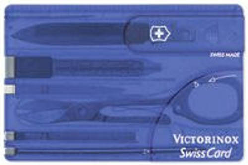 Victorinox Swiss Army Swiss Card, Translucent Sapphire
