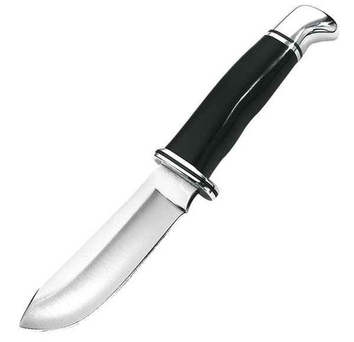 Buck 103BKS Skinner, 4" 420HC Plain Blade, Black Phenolic Handle