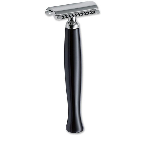 Boker Safety Razor Black Resin Handle