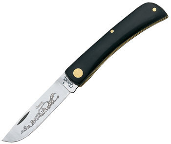 Case 092 Working Sod Buster, Jet-Black Synthetic Handle (2138 SS)
