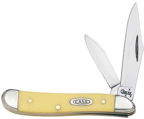 Case 80030 Peanut, Yellow Synthetic Handle SS (3220 SS)