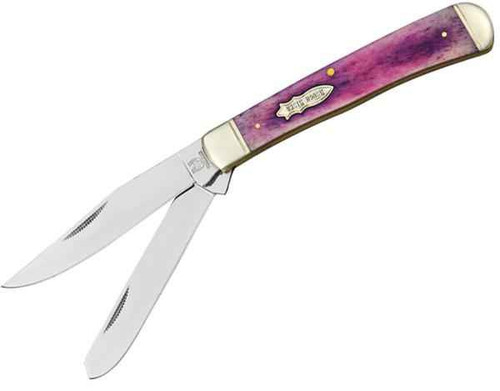Rough Ryder Trapper, Purple Smooth Bone