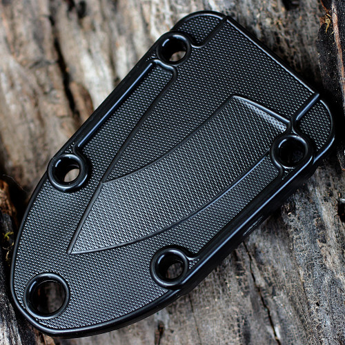 ESEE-Candiru Survival Kit Fixed Blade Knife (ESEE-CAN-B-KIT) 2.00" Black 1095 Drop Point Blade, Black Skeletonized Handle