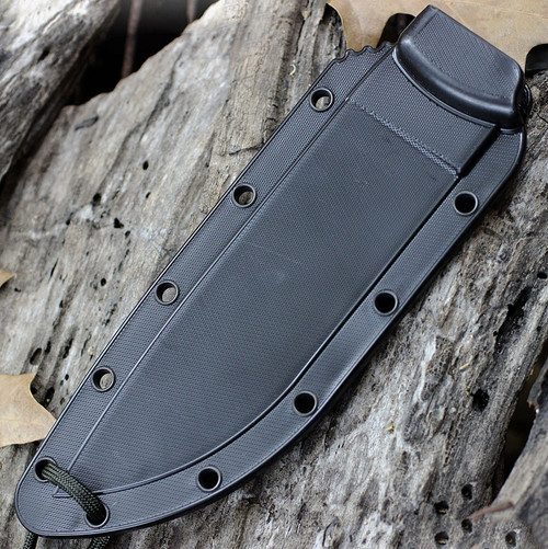 ESEE-6 Fixed Blade Knife (ESEE-6P-VG)-6.50" Venom Green 1095 Drop Point Blade, Orange G-10 Handle