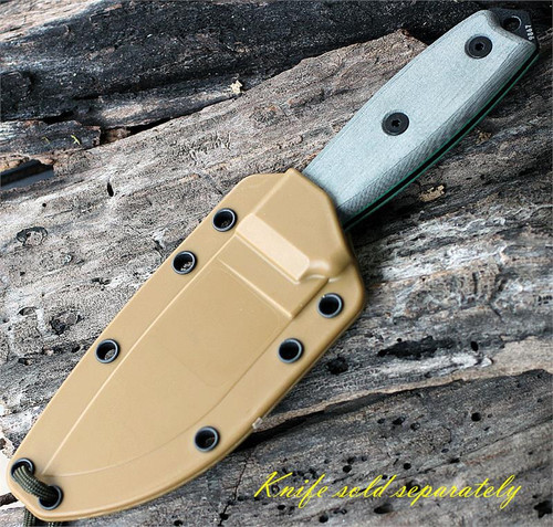 ESEE-3 Molded Sheath & Boot Clip (ESEE-40CBC)-Coyote Brown Molded Plastic