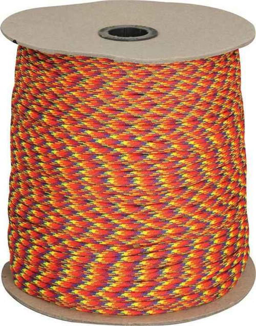 Parachute Cord Sunburst. 1000ft length.