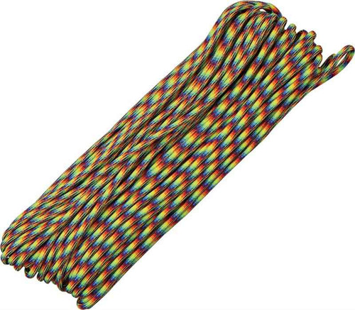 Parachute Cord Trippin. (Neon green, yellow, orange, red, and blue).
