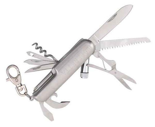 Beretta BE76726 Pocket Tool with LED Light, SS Handle & Tools, Nylon Sheath