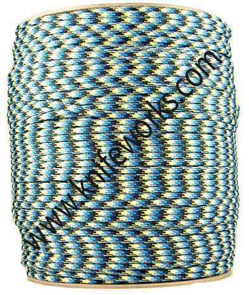 Parachute Cord Blue Snake. Nylon construction. 1000 ft. length