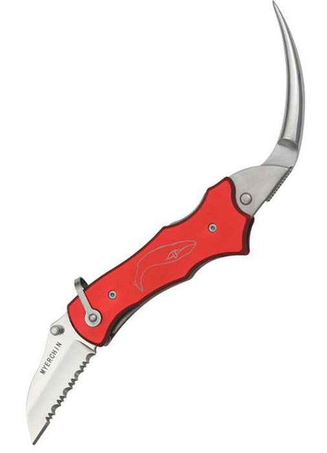 Myerchin Sailors Tool, Red anodized aluminum handles