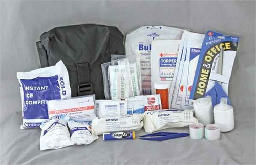 First Aid - Platoon First Aid Kit Black Bag