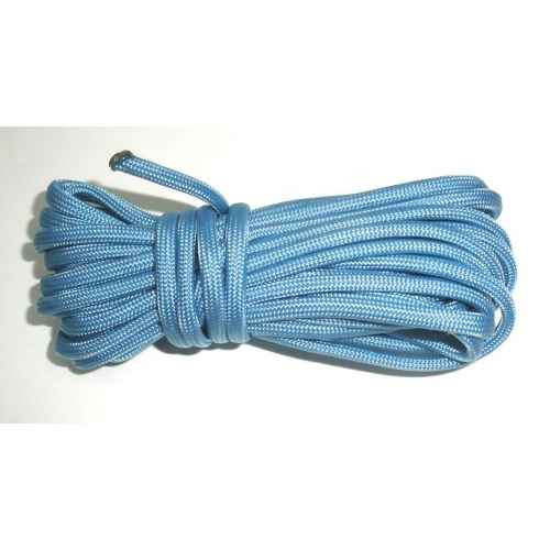 Parachute Cord Carolina Blue, Nylon Construction, 100 ft Length
