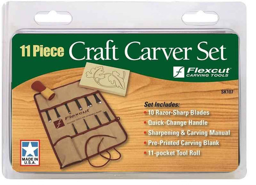 Flexcut SK107 11 pc. Craft Carver Set