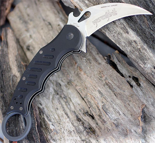 FOX Knives Folding Karambit - Black Aluminum (3.2" N690) FOX478BSW