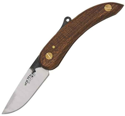 SVORD Peasant Knife, Brown Wood Handle