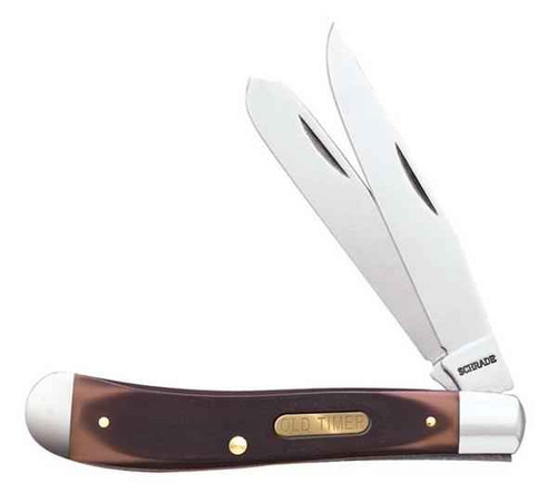 Schrade Old Timer Gunstock Trapper, Liner Lock