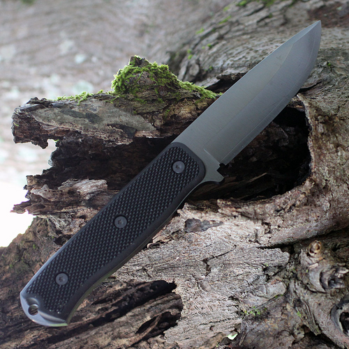Fallkniven F1XB F1X Series Black, 4.0" Lam.CoS Black Tungsten Carbide Blade, Thermorun Handle