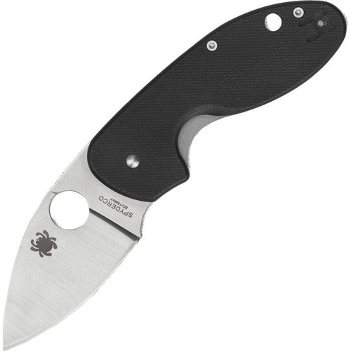 Spyderco Insistent C246GP compact folding knife with 2.47 inch satin blade.