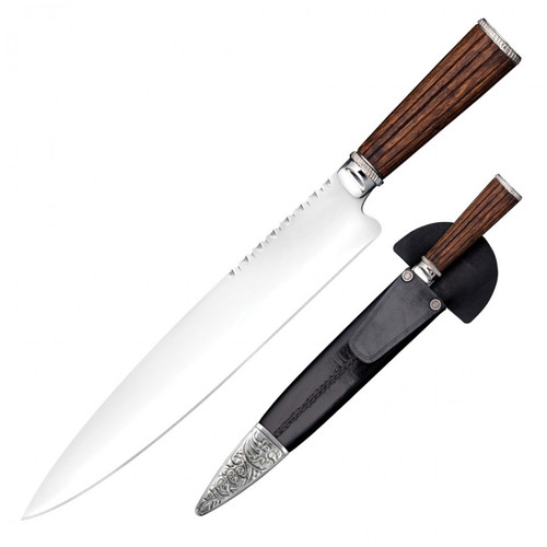 Cold Steel Woodsman's Sax CS88HUA, 11" 1055 Carbon Plain Blade, Exotic