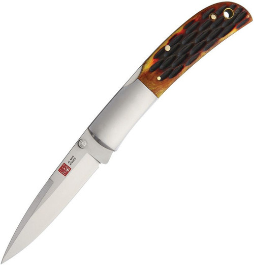 Al Mar Hawk - Honey Jigged Bone | AMK7002 | Knifeworks